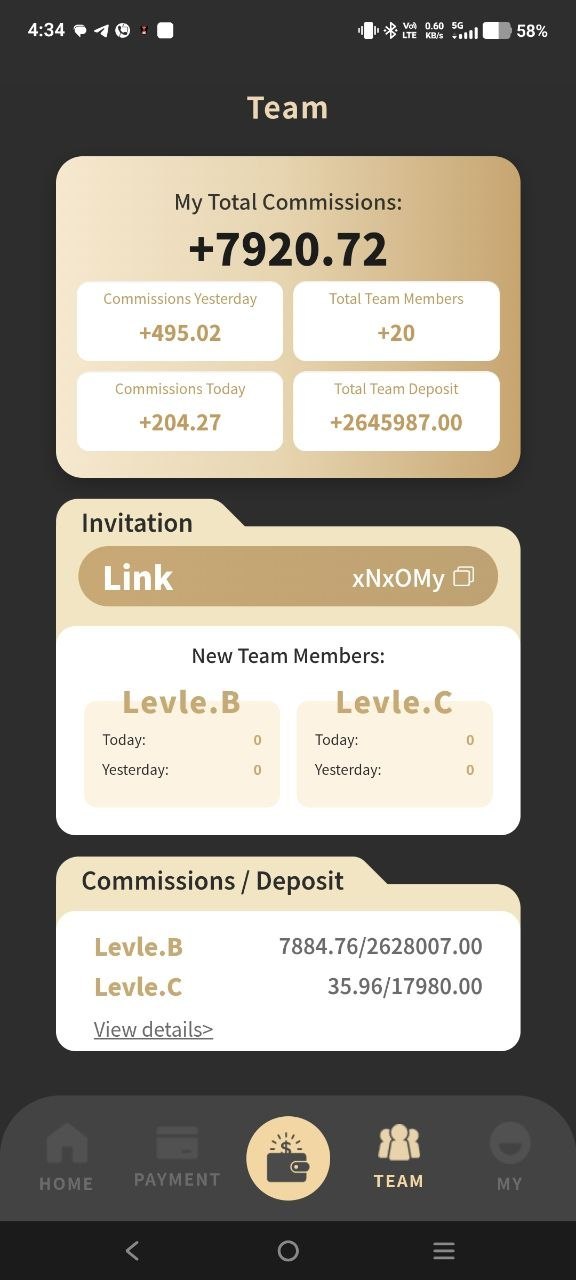 App Statistics Screen